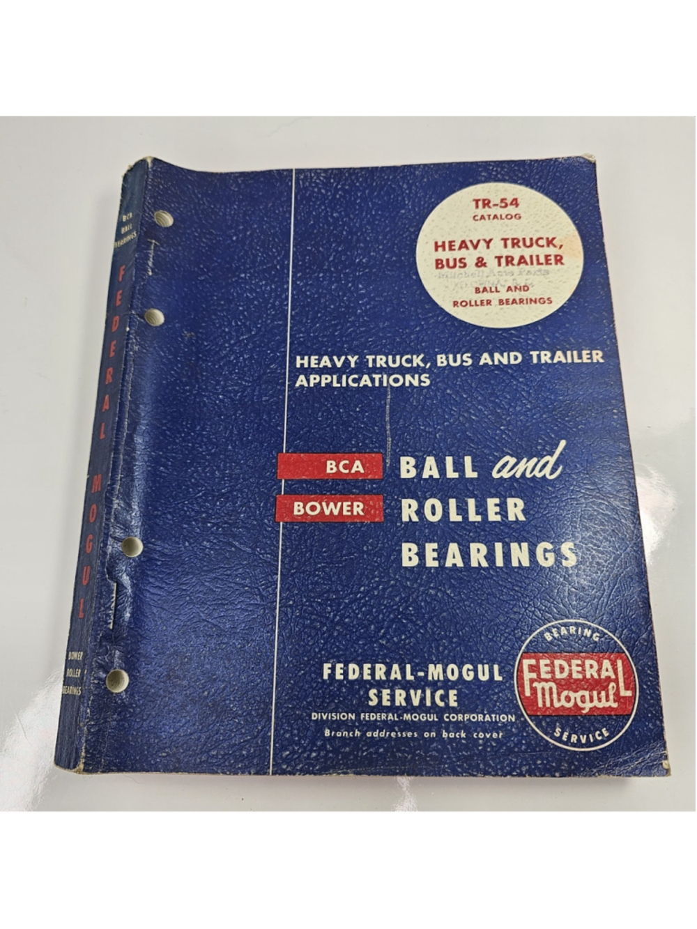 Vintage 1954 Federal-Mogul BCA Bower TR-54 Heavy Truck Bus Trailer Bearing...